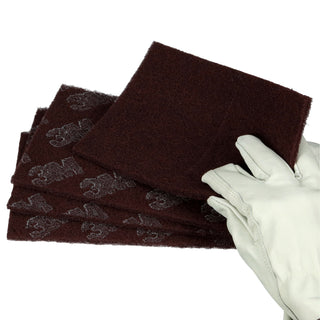 Scotch-Brite Production Hand Pad 8447, HP-HP, A/O Very Fine, Maroon, 6in x 9 in