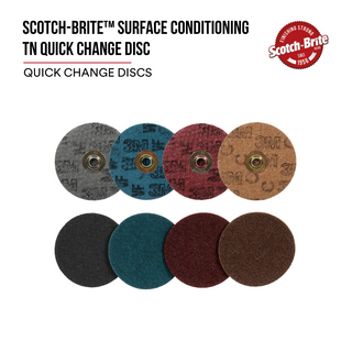 Scotch-Brite Surface Conditioning TN Quick Change Disc, SC-DN, A/O
Coarse, 7 in