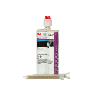 3M Super Fast Plastic Repair, 04247, Clear, 200 mL Cartridge, 6 percase