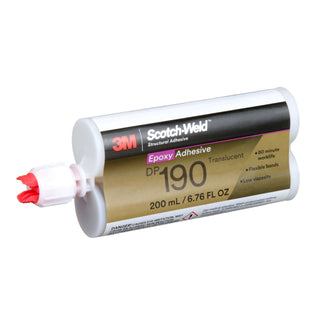 3M Scotch-Weld Epoxy Adhesive DP190, Translucent, 200 mL Duo-Pak