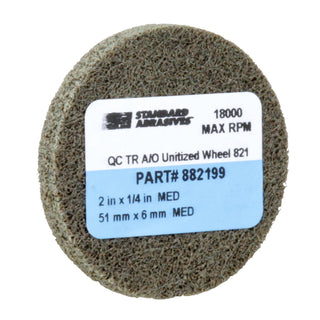 Standard Abrasives Quick Change TR A/O Unitized Wheel 882199, 821 2 in
x 1/4 in