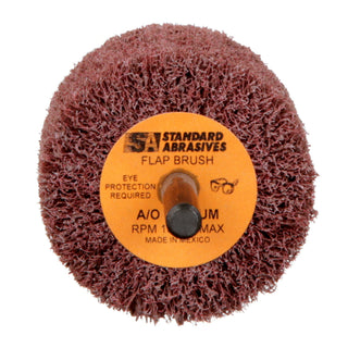 Standard Abrasives Buff and Blend GP Mounted Flap Brush, 875500,Medium