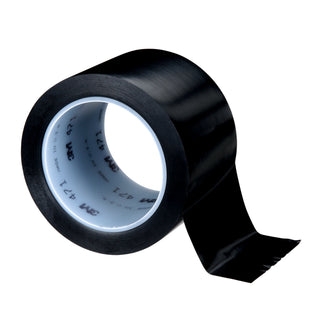 3M Vinyl Tape 471, Black, 3 in x 36 yd, 5.2 mil