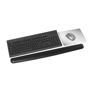 3M Gel Wrist Rest WR340LE, Extra Long for Keyboard and Mouse,Leatherette, Blk