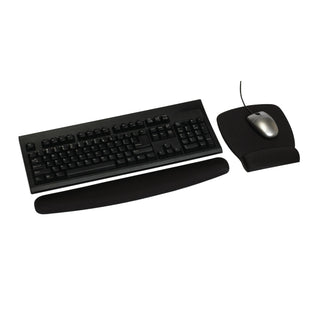 3M Foam Mouse Pad Wrist Rest MW209MB, Compact Size, Fabric, Black