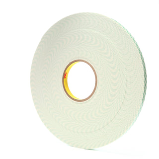 3M Double Coated Urethane Foam Tape 4026, Natural, 1/2 in x 36 yd, 62mil