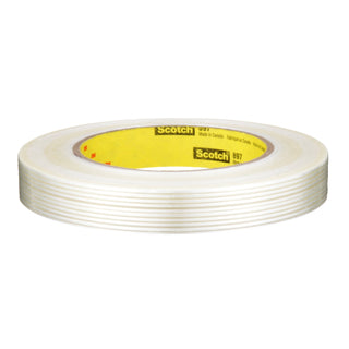 Scotch® Filament Tape 897, Clear, 18 mm x 55 m, 5 mil