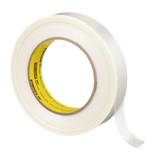 Scotch® Filament Tape 897, Clear, 24 mm x 55 m, 5 mil