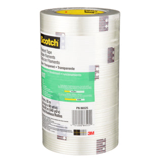 Scotch® Filament Tape 897, Clear, 24 mm x 55 m, 5 mil