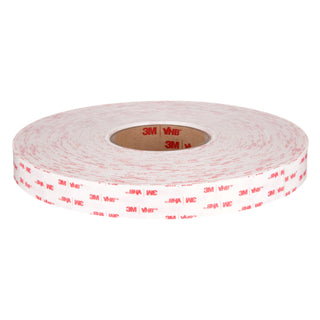 3M VHB Tape 4950, White, 1/2 in x 36 yd, 45 mil, Small Pack