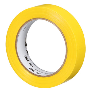 3M General Purpose Vinyl Tape 764, Yellow, 1 in x 36 yd, 5 mil, 36 Roll/Case