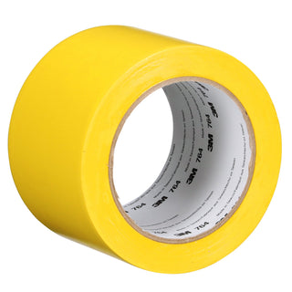 3M General Purpose Vinyl Tape 764, Yellow, 3 in x 36 yd, 5 mil, 12 Roll/Case