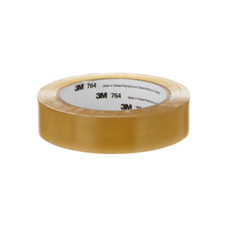 3M General Purpose Vinyl Tape 764, Transparent, 1 in x 36 yd, 5 mil