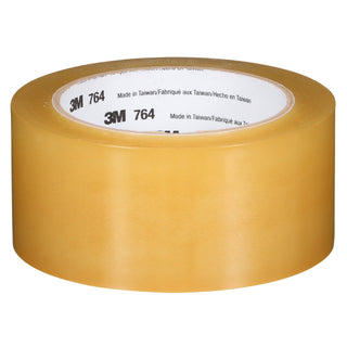 3M General Purpose Vinyl Tape 764, Transparent, 2 in x 36 yd, 5 mil