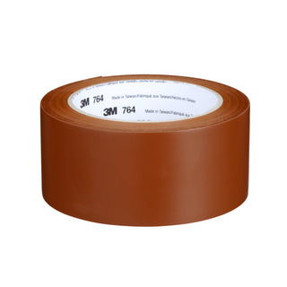 3M General Purpose Vinyl Tape 764, Brown, 2 in x 36 yd, 5 mil, 24 Roll/Case