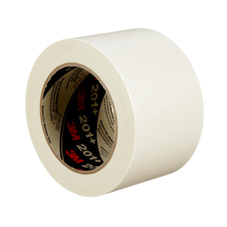 3M General Use Masking Tape 201+, Tan, 72 mm x 55 m, 4.4 mil