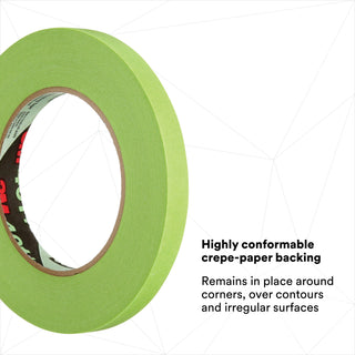 3M High Performance Green Masking Tape 401+, 12 mm x 55 m 6.7 mil