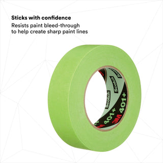 3M High Performance Green Masking Tape 401+, 36 mm x 55 m 6.7 mil