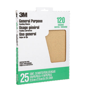 3M Pro-Pak Aluminum Oxide Sheets for Paint and Rust Removal, 9 in x 11
in