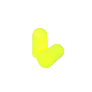 3M E-A-Rsoft Yellow Neons Earplugs 312-1251, Uncorded, Poly Bag,Large Size