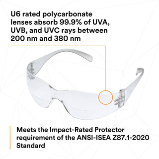 3M Virtua Reader Protective Eyewear 11513-00000-20 Clear Anti-Fog
Lens