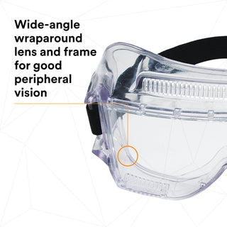 3M Centurion Impact Safety Goggles 452 40300-00000-10, Clear Lens