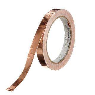 3M EMI Copper Foil Shielding Tape 1181, 1/2 in x 18 yd (12.70 mm x 16.5m)