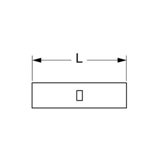 3M Non-Insulated Seamless Butt Connector, 63-S