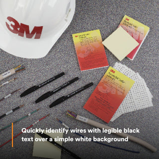 3M ScotchCode Pre-Printed Wire Marker Book SPB-03