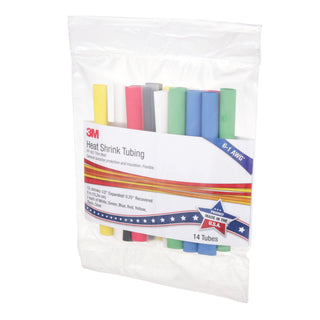 3M Heat Shrink Tubing Assortment Pack FP-301-1/2-Assort: 6 in lengthpieces