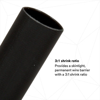 3M Thin-Wall Heat Shrink Tubing EPS-300, Adhesive-Lined, black/red