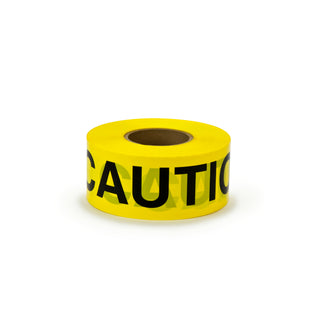 Scotch® Barricade Tape 300, CAUTION, 3 in x 1000 ft, Yellow