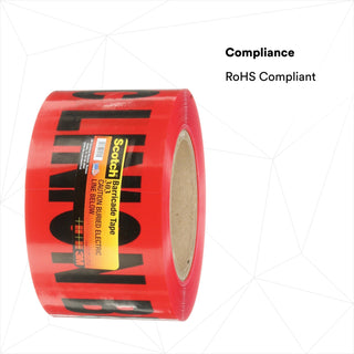 Scotch® Buried Barricade Tape 303, CAUTION BURIED ELECTRIC LINE BELOW