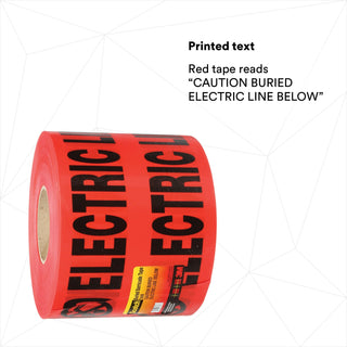 Scotch® Buried Barricade Tape 368, CAUTION BURIED ELECTRIC LINE BELOW