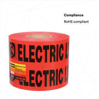 Scotch® Buried Barricade Tape 368, CAUTION BURIED ELECTRIC LINE BELOW