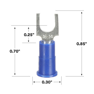 3M Scotchlok Block Fork Vinyl Insulated, MV14-10FBX