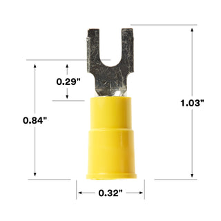 3M Scotchlok Block Fork Vinyl Insulated, MV10-6FBX