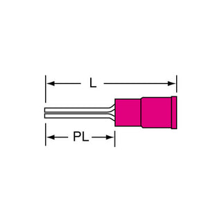 3M Scotchlok Pin Nylon Insulated, MNG18-47PX-A