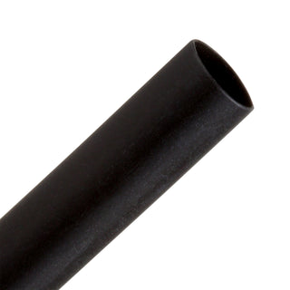 3M Heat Shrink Thin-Wall Tubing FP-301-3/16-48"-Black-25 Pcs, 48 inLength sticks