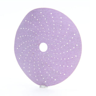 3M Hookit Purple Clean Sanding Disc 334U, 01810, 6 in, P500, 50 discsper carton