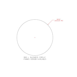 3M Microfinishing PSA Film Disc 268L, 30 Mic 3MIL, Type D, 8 in x NH,Die 800L