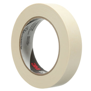 3M General Use Masking Tape 201+, Tan, 24 mm x 55 m, 4.4 mil