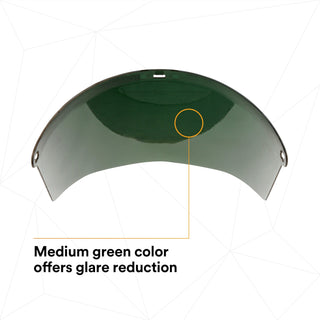 3M Gold-coated Polycarbonate Medium Green Faceshield Window WCP96BG