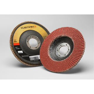 3M Cubitron II Flap Disc 967A, 80+, T29, 4-1/2 in x 7/8 in