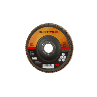 3M Cubitron II Flap Disc 967A, 80+, T29, 5 in x 7/8 in