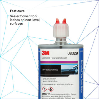 3M Controlled-Flow Seam Sealer, 08329, 200 mL Cartridge