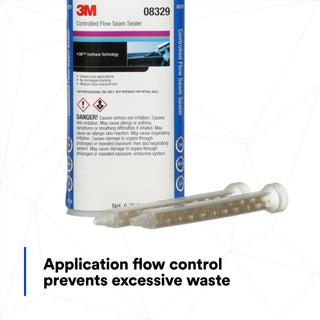 3M Controlled-Flow Seam Sealer, 08329, 200 mL Cartridge