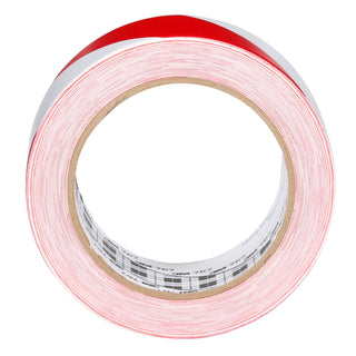 3M Safety Stripe Vinyl Tape 767, Red/White, 2 in x 36 yd, 5 mil, 24Roll/Case