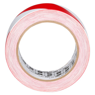 3M Safety Stripe Vinyl Tape 767, Red/White, 2 in x 36 yd, 5 mil, 24Roll/Case