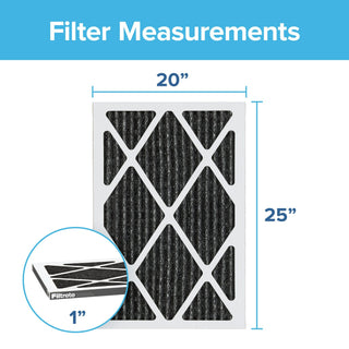 Filtrete Home Odor Reduction Filter HOME03-4, 20 in x 25 in x 1 in